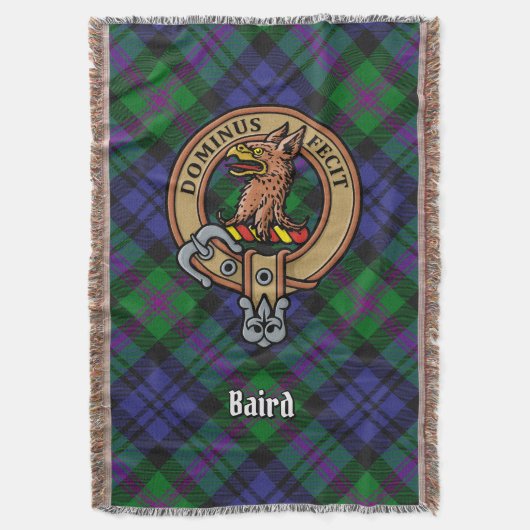 Couverture Cimier du clan Baird sur tartan (devant Vertical)