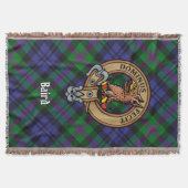 Couverture Cimier du clan Baird sur tartan (Devant)