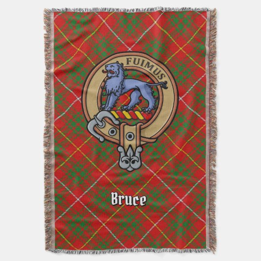 Couverture Cimier du clan Bruce sur tartan (devant Vertical)
