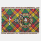 Couverture Cimier du clan Buchanan sur tartan (Devant)
