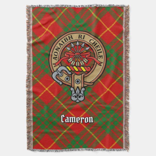 Couverture Cimier du clan Cameron sur tartan (devant Vertical)