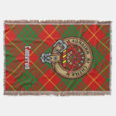 Couverture Cimier du clan Cameron sur tartan (Devant)