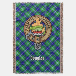 Couverture Cimier du clan Douglas sur tartan