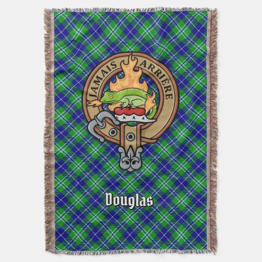 Couverture Cimier du clan Douglas sur tartan (devant Vertical)