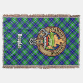 Couverture Cimier du clan Douglas sur tartan (Devant)