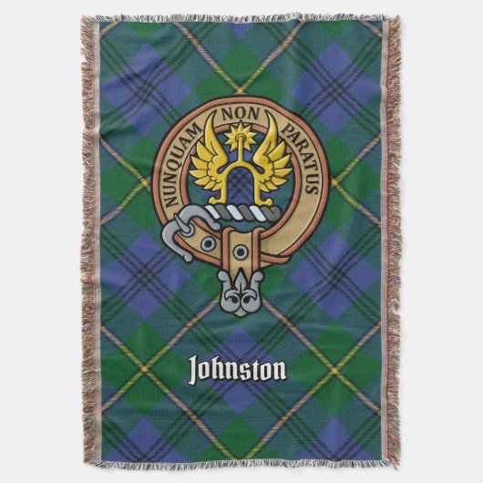 Couverture Cimier du clan Johnston sur tartan (devant Vertical)