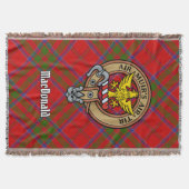 Couverture Cimier du clan MacDonald de Keppoch sur tartan (Devant)