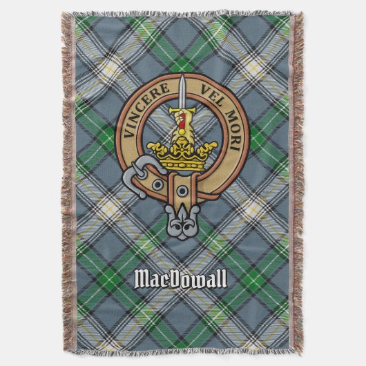 Couverture Cimier du clan MacDowall sur tartan (devant Vertical)