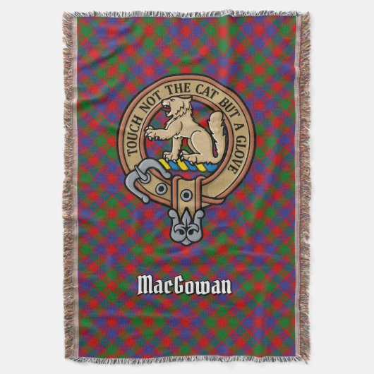 Couverture Cimier du clan MacGowan sur tartan (devant Vertical)