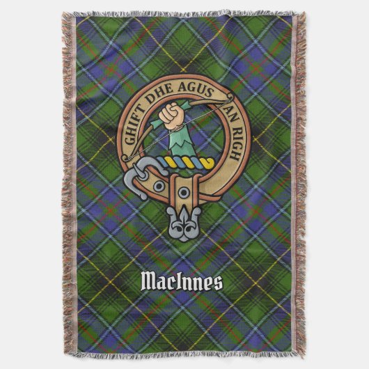 Couverture Cimier du clan MacInnes sur tartan (devant Vertical)