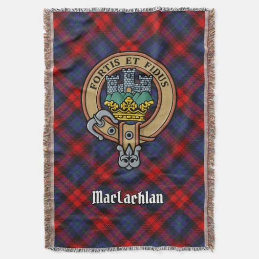 Couverture Cimier du clan MacLachlan sur tartan (devant Vertical)