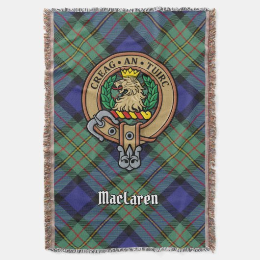 Couverture Cimier du clan MacLaren sur tartan (devant Vertical)