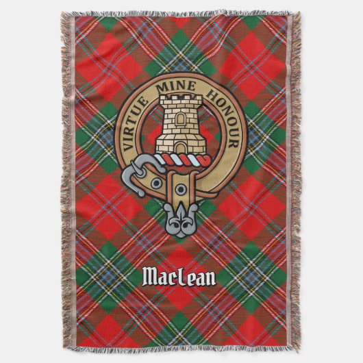 Couverture Cimier du clan MacLean sur tartan (devant Vertical)