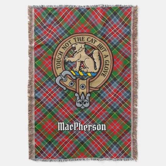 Couverture Cimier du clan MacPherson sur tartan (devant Vertical)