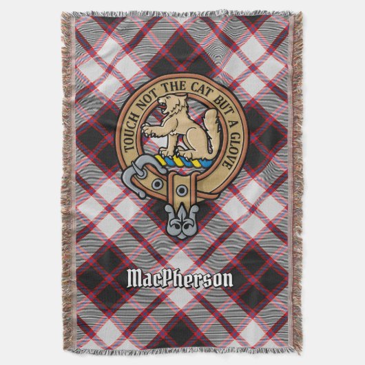 Couverture Cimier du clan MacPherson sur tartan de chasse (devant Vertical)