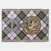 Couverture Cimier du clan MacPherson sur tartan de robe de so (Devant)