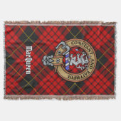 Couverture Cimier du clan MacQueen sur tartan (Devant)