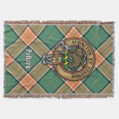 Couverture Cimier du clan Pollock sur tartan (Devant)