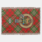 Couverture Cimier du clan Scott sur tartan rouge (Devant)
