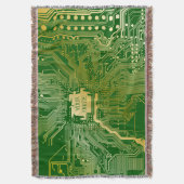 Couverture Circuit Monogramme Motherboard Electronics Chip Te (devant Vertical)