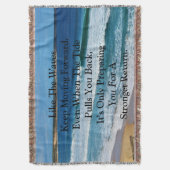 Couverture Citation De Motivation De Plage : Comme Les Vagues (devant Vertical)