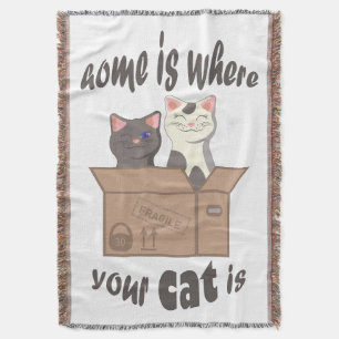 Couverture Citation drôle Accueil est où est votre chat