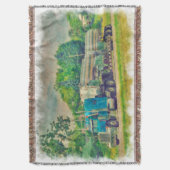 Couverture Citerne Bleue Camion Autoroute Conduite Art Design (devant Vertical)