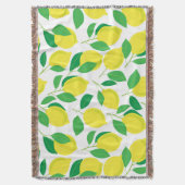 Couverture Citrons et motifs feuille (devant Vertical)