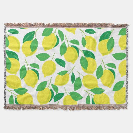 Couverture Citrons et motifs feuille (Devant)