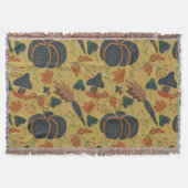 Couverture Citrouilles et carottes motif sans soudure (Devant)