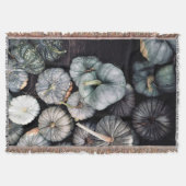 Couverture Citrouilles verts turquoises (Devant)