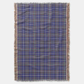 Couverture Clan Alexander Tartan bleu et violet plaid (devant Vertical)