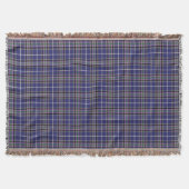 Couverture Clan Alexander Tartan bleu et violet plaid (Devant)