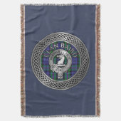 Couverture Clan Baird Crest & Tartan Knot (devant Vertical)
