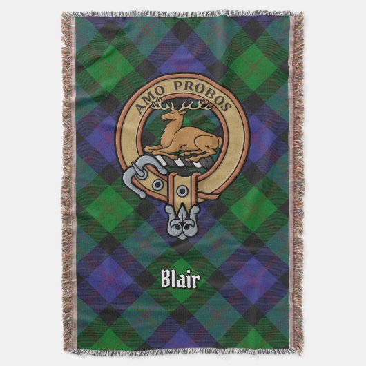 Couverture Clan Blair Crest over Tartan (devant Vertical)