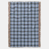 Couverture Clan bleu clair et noir Bell Clan écossais Plaid (devant Vertical)