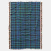 Couverture Clan bleu clair et vert Miller Tartan écossais (devant Vertical)