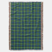 Couverture Clan bleu clair et vert Watson Scottish Plaid (devant Vertical)