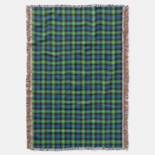 Couverture Clan bleu clair et vert Watson Scottish Plaid (devant Vertical)
