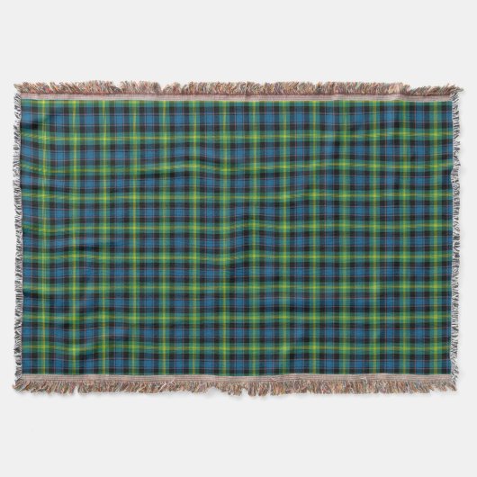 Couverture Clan bleu clair et vert Watson Scottish Plaid (Devant)