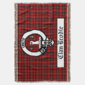 Couverture Clan Brodie Crest Badge & Tartan (devant Vertical)