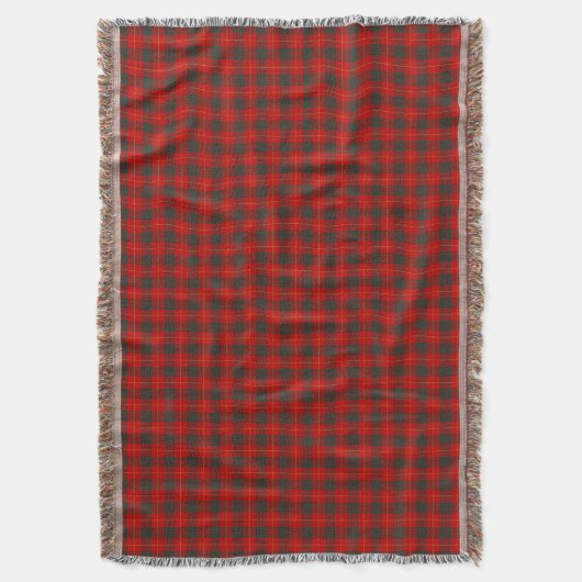 Couverture Clan Cameron Bright Red Tartan (devant Vertical)