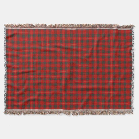Couverture Clan Cameron Bright Red Tartan (Devant)