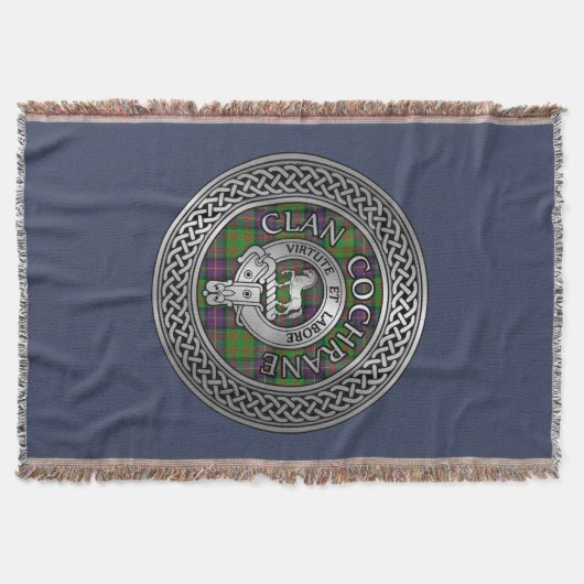 Couverture Clan Cochrane Crest & Tartan Knot (Devant)
