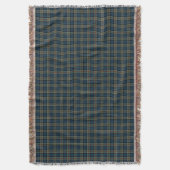 Couverture Clan Colquhoun Navy Blue et Green Tartan (devant Vertical)
