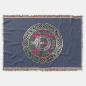Couverture Clan Crawford Crest & Tartan Knot (Devant)