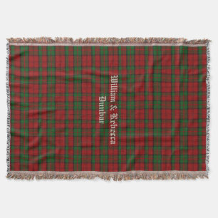 Couverture Clan Dunbar Tartan Plaid Custom Thaillot