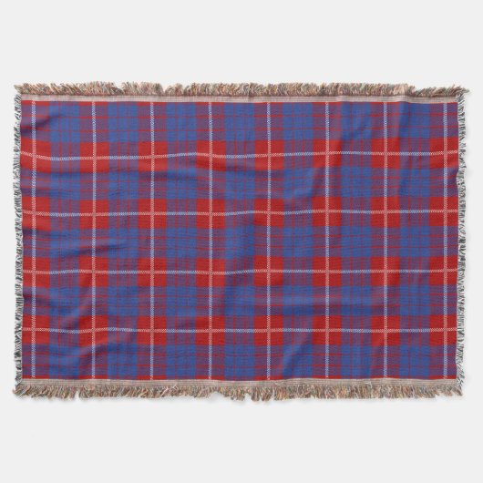 Couverture Clan écossais Hamilton Tartan Plaid (Devant)