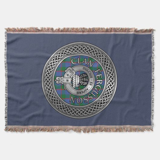 Couverture Clan Fergusson Crest & Tartan Knot (Devant)