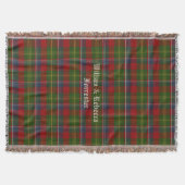 Couverture Clan Forrester Tartan Plaid Custom Thon Blanket (Devant)